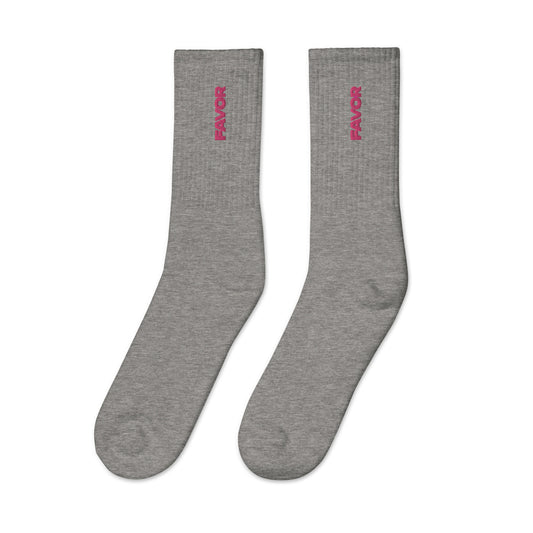 Embroidered socks