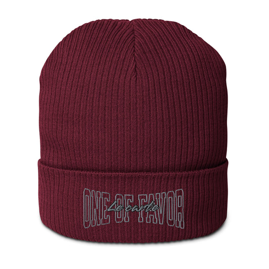 Organic ribbed beanie