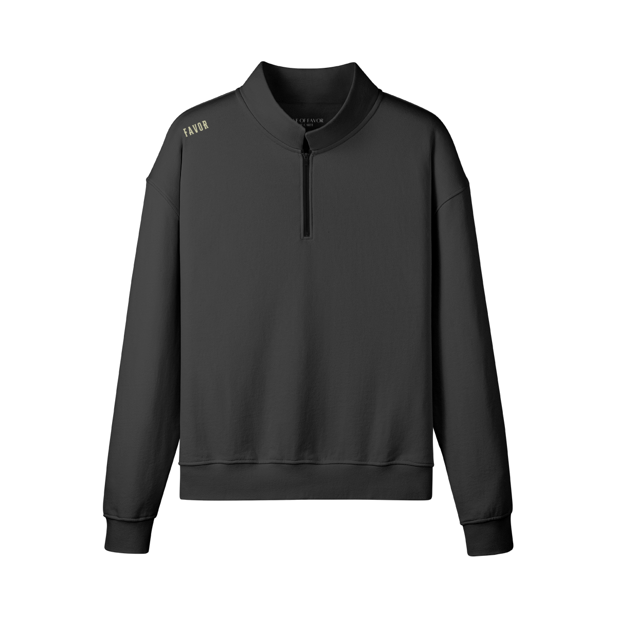 Men half zip up