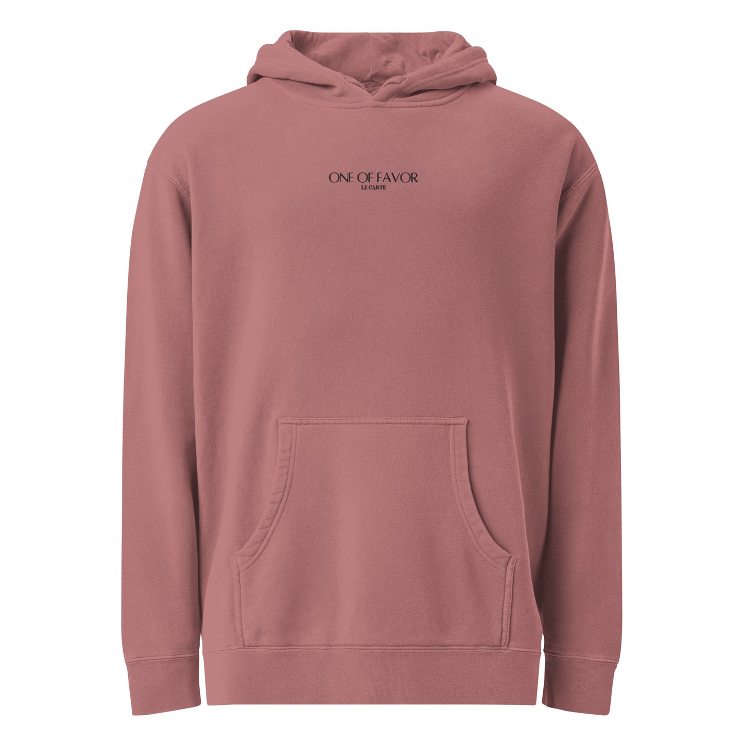 Unisex pigment-dyed hoodie